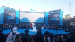 طائرة بدون طيار لتغطية نشاط أخنوش بعاصمة سوس – صور