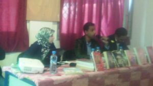 الكاتب عبد العزيز الراشدي ضيفا على منتدى الكتاب والقراءة بثانوية سيدي الحاج الحبيب بسيدي بيبي .