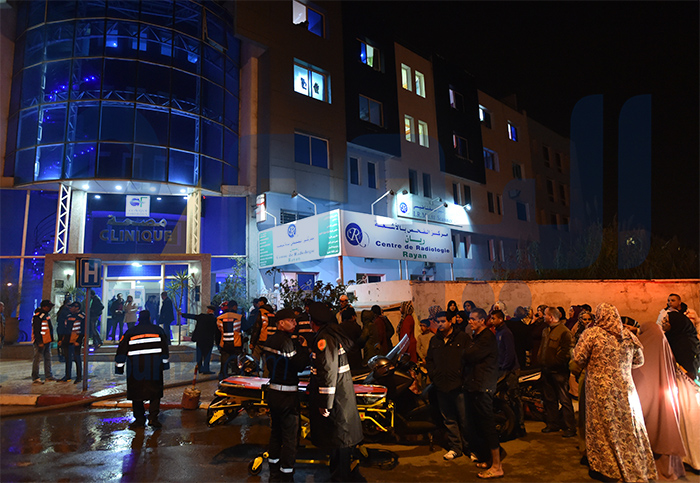 +عاجل بالصور ..حريق مهول يلتهم مصحة في البيضاء وبداخلها أطفال صغار