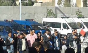 مباراة بوزارة العدل تنتهي بتدخل امني بكلية الحقوق بأكادير