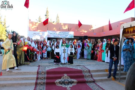 الدشيرة الجهادية:الاحتفال بالسنة الامازيغية بمفهومها الهوياتي لدى تلاميذ ثانوية حمان الفطواكي