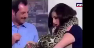 كانت تلعب مع افعى لكن الذي وقع كان صادما