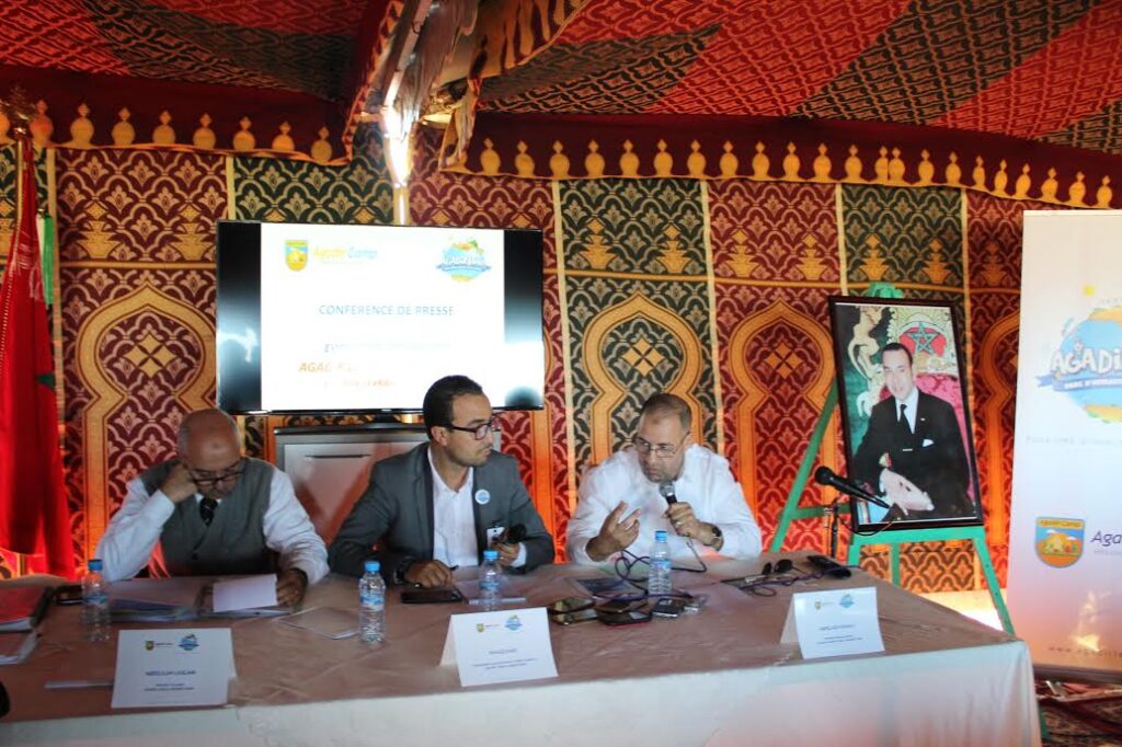 +فيديو:صحافيون يبحثون عن معرقل لمشروع “أكادير لاند” في ندوة صحفية بطابع نضالي