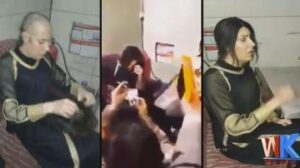 اعتقال “داعشي” يرتدى زي النساء وباروكة بطريقة احترافية.