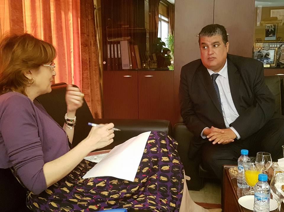 لهذا السبب استقبل عمر حلي سفيرة رومانيا بالمغرب