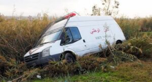 فاجعة:رجل أمن يفقد يده وإصابة 6 عناصر أخرى إصابات خطيرة في حادث انقلاب سيارة الشرطة