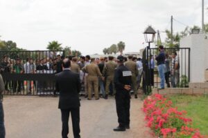 ايت ملول :القوة العمومية تمنع مسيرة لطلبة بستنة اكادير، في اتجاه العمالة