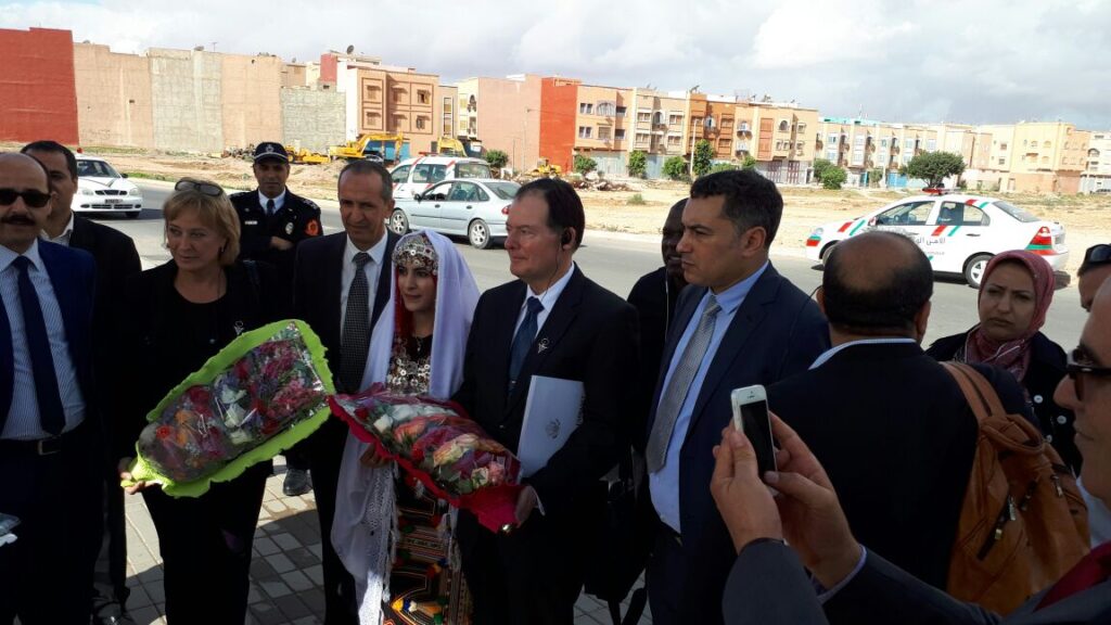 +صور: وفد أمني رفيع المستوى من شرطة ميامي الأمريكية يحل بتزنيت