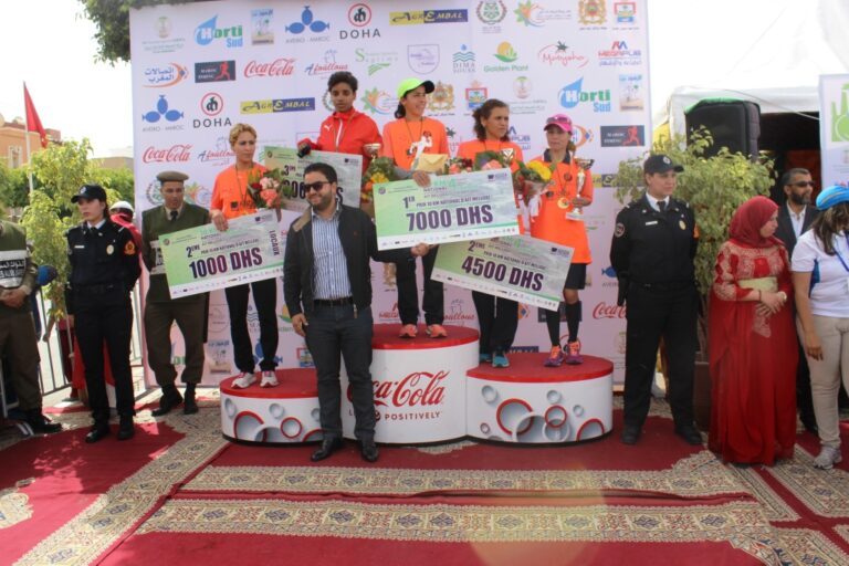 أيت ملول: تتويج الفائزين  في السباق الوطني على الطريق” 10كلم”