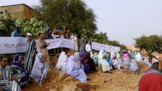 فيديو في الفايسبوك يخرج مواطنين بحصن أكادير للإحتجاج