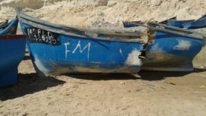 تدمير كلي ل: 34 قاربا للصيد بميناء أكادير