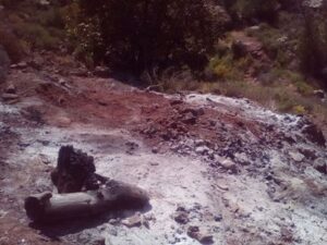 أكادير:اندلاع نيران قوية في مخزون حطب المياه والغابات.