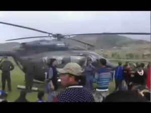 مواطنون غاضبون بإقليم الحسيمة يحاصرون “الهليكوبتر” التي أقلت وزير الداخلية