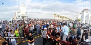 عاجل: ضبط جزائري وسط المشاركين في نشاط احتجاجي بالناظور.