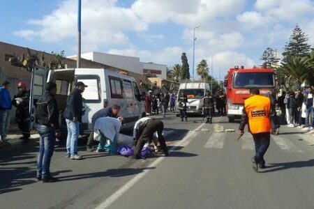 مصرع شخصين وإصابة آخرين في حادثة سير مروعة بكلميم مصرع شخصين وإصابة آخرين في حادثة سير مروعة بكلميم