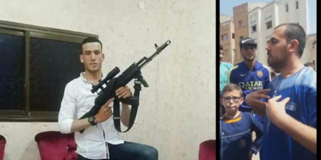 خطير بالصورة:شاب من الريف بوجه مكشوف يهدد بحمل السلاح والمغاربة يطالبون باعتقاله