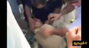 بالفيديو:”مخزني” يسقط مغمى عليه أثناء صلاة عيد الفطر وسط ذهول المصلين وزملاءه في العمل