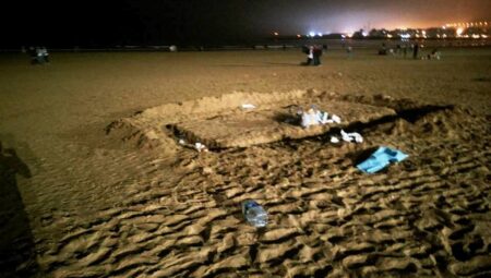 "النفايات" ...الوجه الآخر لحملات الافطار الجماعي بشاطئ أكادير