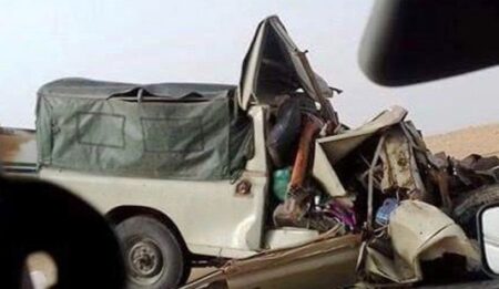 +صورة:اصطدام قوي بين شاحنة لنقل البنزين و “كاط كاط” يسفر عن ضحايا في حادثة سير خطيرة. +صورة:اصطدام قوي بين شاحنة لنقل البنزين و "كاط كاط" يسفر عن ضحايا في حادثة سير خطيرة.