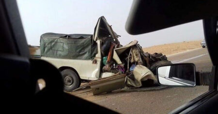بالصورة:قبل عيد الفطر...مصرع شاب في حادثة سير مروعة بالعيون