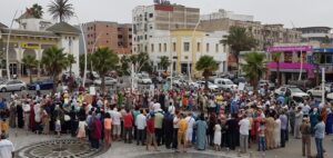 الأساتذة المتضررون من الحركة الإنتقالية يرفعون سقف مطالبهم و يعتصمون بالرباط لإقالة حصاد