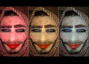 بالفيديو:أغبى ”داعشي” اعتقل في العراق تنكر كامرأة ونسي شاربه