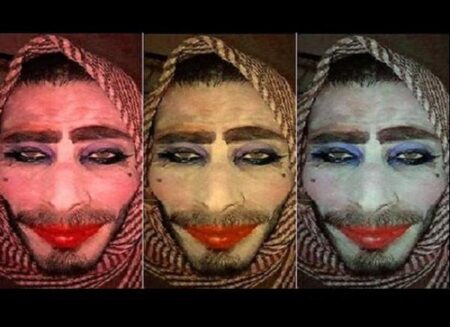 بالفيديو:أغبى ”داعشي” اعتقل في العراق تنكر كامرأة ونسي شاربه