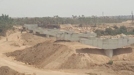 +صور:لكل من يسأل عن القنطرة الجديدة انزكان أيت ملول عبر وادي سوس: