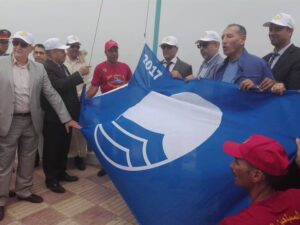 شاطئ أكلو: رفع العلم الازرق للسنة السادسة على التوالي