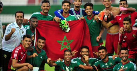 المنتخب المغربي للشبان يبلغ نهائي الألعاب الفرانكوفونية .