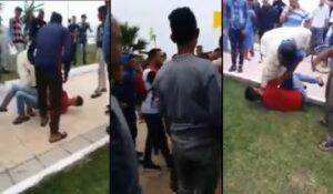 شاهدوا كيف أحكم صحراوي القبض على شفار و أشبعه ضربا