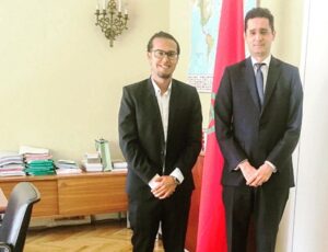 رئيس نادي أكادير يحضى باتسقبال خاص من طرف سفير المغرب بالنمسا.