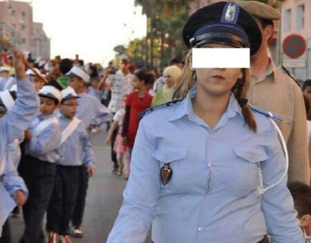 عسكري بهدل مسؤولة قضائية