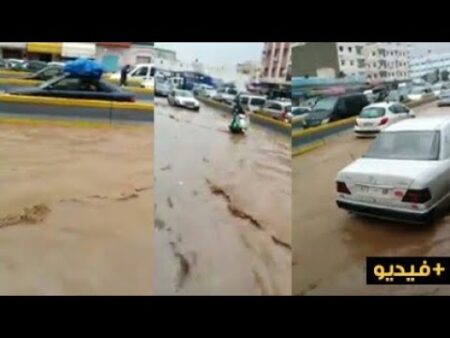 معبر بني أنصار- مليلية يتنفس تحت الماء ... ومواطنون يصفون الوضع بالكارثي