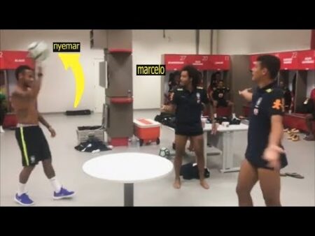 لن تصدق ما حدث اليوم فى غرفة ملابس منتخب البرازيل !! نيمار يتحدى مارسيلو وداني ألفيس