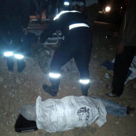 +صور:اصطدام عنيف بين دراجتين يخلف وفاة شاب وجرح آخر بتارودانت