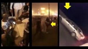 الرجال يهاجمون على النساء في السيارات ويجبرونهم على ترك السيارة