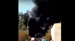 حريق مهول يأتي على مستودع لتخزين المتلاشيات بإنزكان