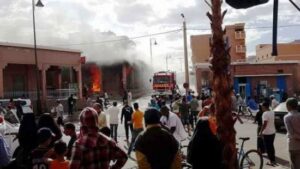 بعد إنزكان، حريق مهول في محلات تجارية بتافراوت يخلف خسائر فادحة (+فيديو).