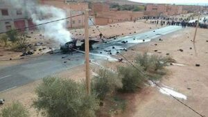 +فيديو: تنغير تهتز على وقع انفجارات قوية ما خلق الذعر والخوف في نفوس ساكنة المنطقة.