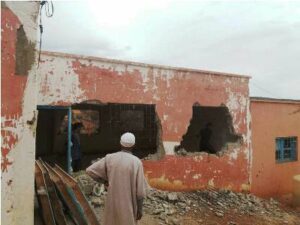 الهدم يطال عددا من الحجرات الدراسية بأكادير