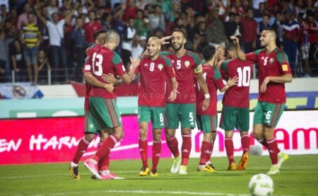 +فيديو و صور:المنتخب الوطني يغرد عاليا و يمطر شباك الغابون بثلاثية و يقترب من مونديال روسيا