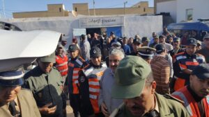 +أسماء الضحايا: نقل “شهيدات الطحين” في صناديق خشبية من مستودع الأموات في أجواء صادمة، و الحزن يخيم على المكان.