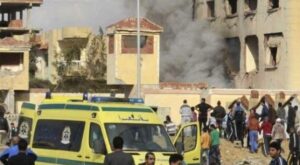 +فيديو: ارتفاع حصيلة  الهجوم المسلح الذي استهدف مسجدا بمصر إلى 235 شخصا، ومقتل 15 متورطا في الحادث.