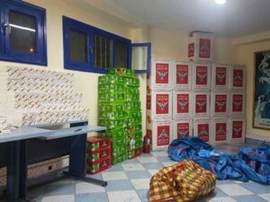 +صورة:جمارك أكادير تضرب بقوة وتحجز كميات هامة من المهيجات الجنسية و السجائر و المعسل المهرب وسط حافلة لنقل المسافرين