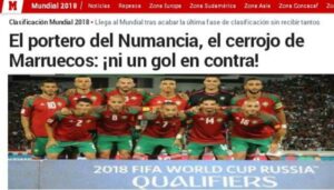 +صورة: معلق يفحم بعض مشجعي نومانسيا برد صادم بعد سخريتهم من انجاز الحارس منير مع المنتخب 1 a 93