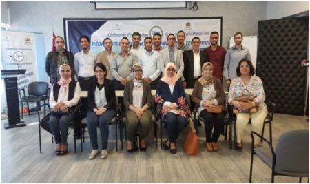 الفوج الأول من الطلبة المقبولين في “ماستر بيداغوجية علوم التمريض بأكادير” يحضى باستقبال خاص. الفوج الأول من الطلبة المقبولين في “ماستر بيداغوجية علوم التمريض بأكادير" يحضى باستقبال خاص.