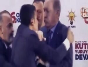 فيديو الرد الفوري و العنيف للرئيس التركي على “هجوم الاحتضان “