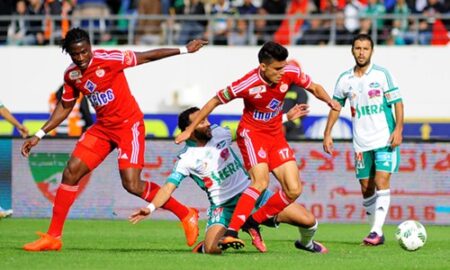 الرجاء يضاعف محنة الوداد ويصعد لوصافة الدوري المغربي الرجاء يضاعف محنة الوداد ويصعد لوصافة الدوري المغربي