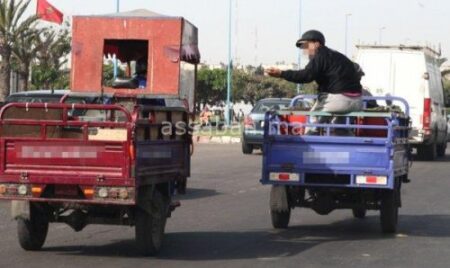 أمن أكادير لا زال يطارد مول ”التريبورتور”، في دروب أكادير وإنزكان، ويعتقل 9 أشخاص من شركائه